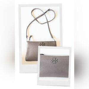 TORY BURCH -McGraw Top Zip Crossbody, Removable Strap, Excellent Used Condition.